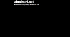 Desktop Screenshot of alucinari.net